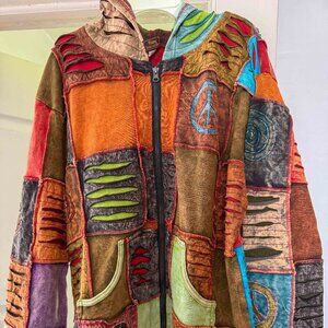 Boho jacket with Zipper